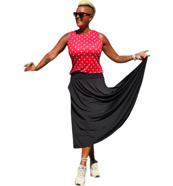 SHE DID Långkjol Med Innerbyxa på