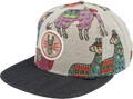 DJINNS Lama Linen Snapback på