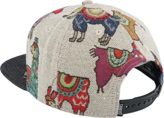 DJINNS Lama Linen Snapback på