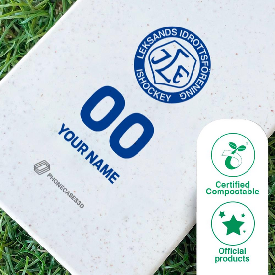 PHONECASES3D Leksands If Official Compostable Phone Case Logo på