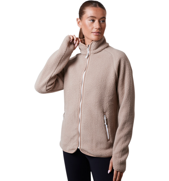 CLN ATHLETICS Line Fleece Jacket Beige på