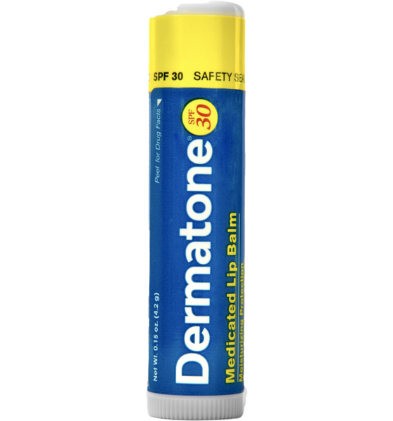 DERMATONE Lip Balm Medicated Spf30 på