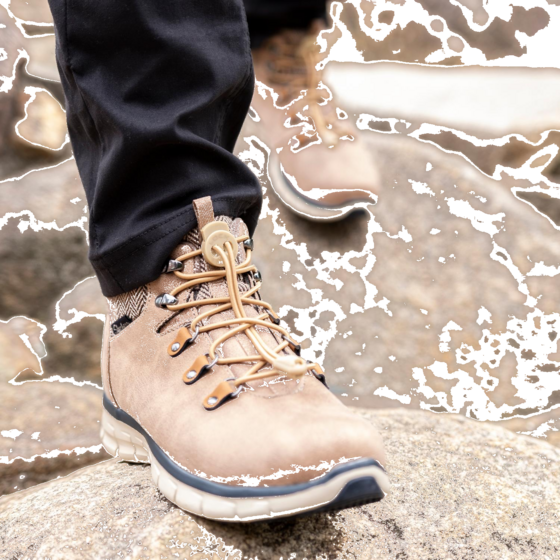 LOCK LACE Lock Lace Boot Light Brown på