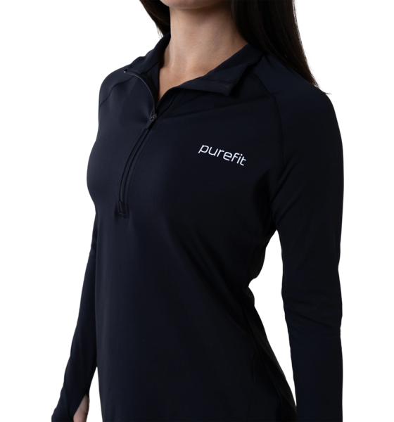PUREFIT Long Sleeve Zip Top på