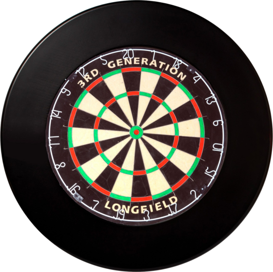 B2X Longfield Darts Board Surround Black på