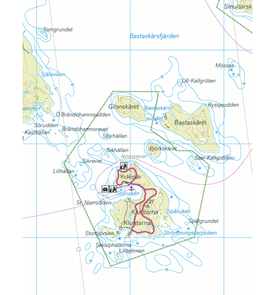 CALAZO Luleå Piteå Skärgård 1:50.000 på