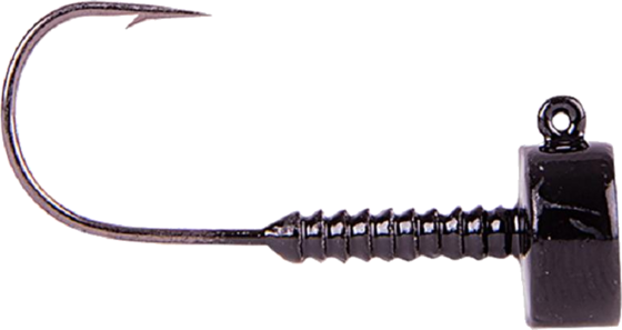 LUNKER CITY Lunker City Ned Head 7g, 2/0 - Black - 4pcs på