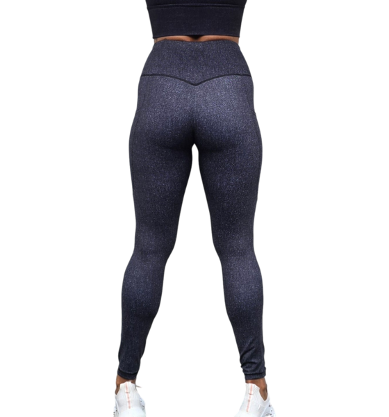 SHE DID Mörkblå Jeans Tights på