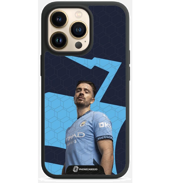 PHONECASES3D Manchester City Official 3d Phone Case – Grealish Background Ship på