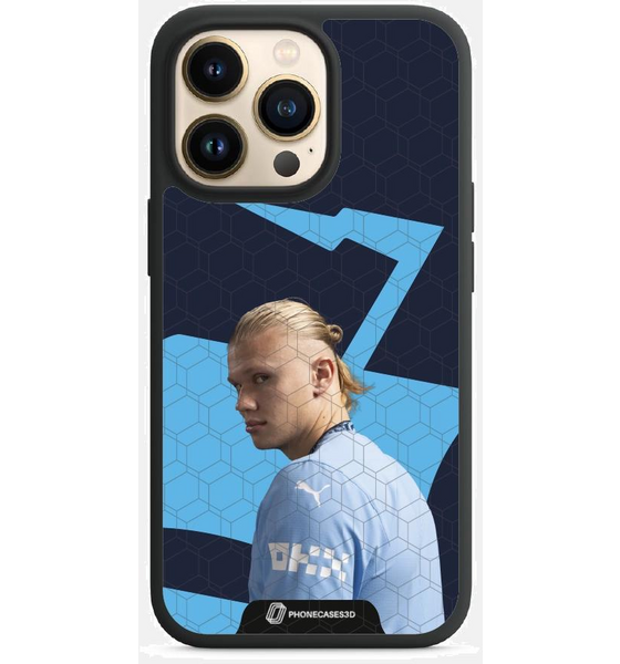 PHONECASES3D Manchester City Official 3d Phone Case – Haaland Background Ship på