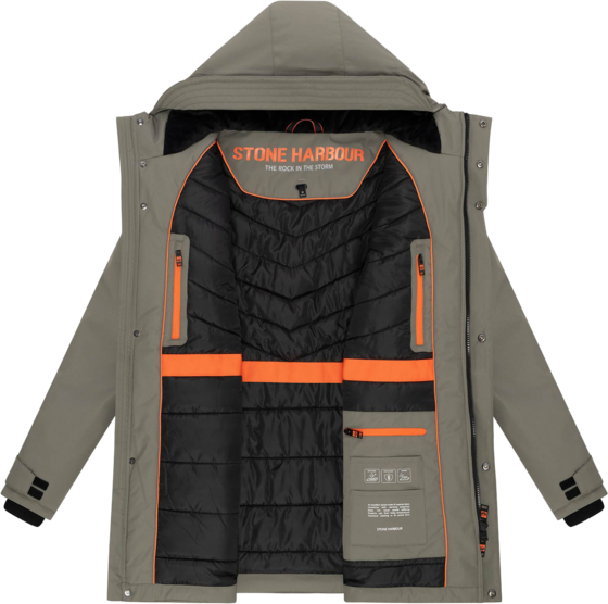 STONE HARBOUR Men Winterjacket Netaan på