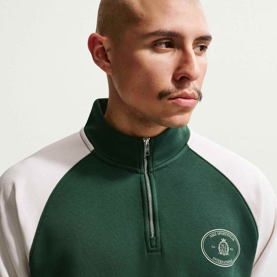 NIKE Men's 1/2-zip Fleece Top Club på