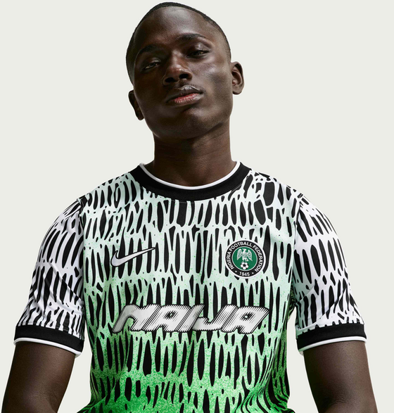 NIKE Men's Dri-fit Academy Pro Short-sleeve Football Top X Nigeria X Slawn på