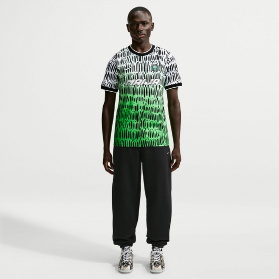 NIKE Men's Dri-fit Academy Pro Short-sleeve Football Top X Nigeria X Slawn på