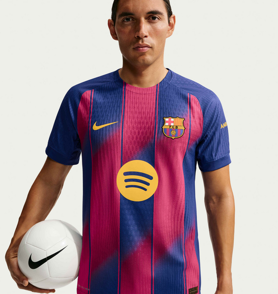 NIKE Men's Dri-fit Adv Soccer Authentic Jersey Fc Barcelona 2025/26 Match Home på