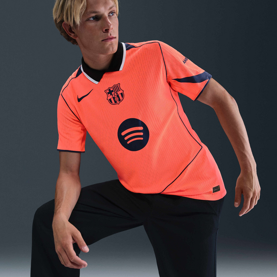 NIKE Men's Dri-fit Adv Total 90 Football Authentic Shirt F.c. Barcelona 2025/26 Match Third på