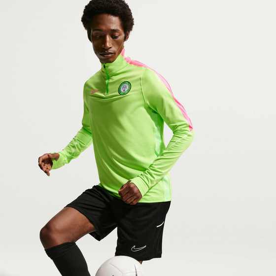 NIKE Men's Dri-fit Football Drill Top Nigeria Strike på