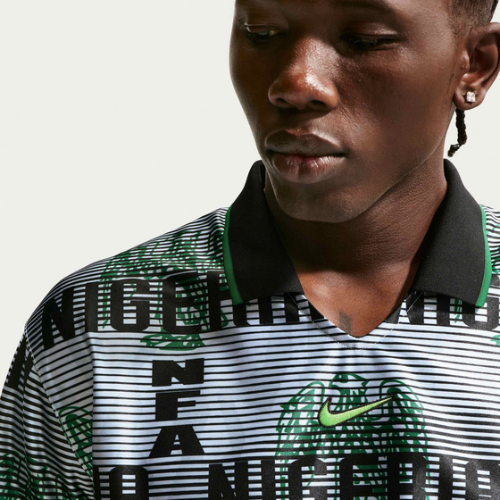 NIKE Men's Dri-fit Short-sleeve Football Top Nigeria Energy på