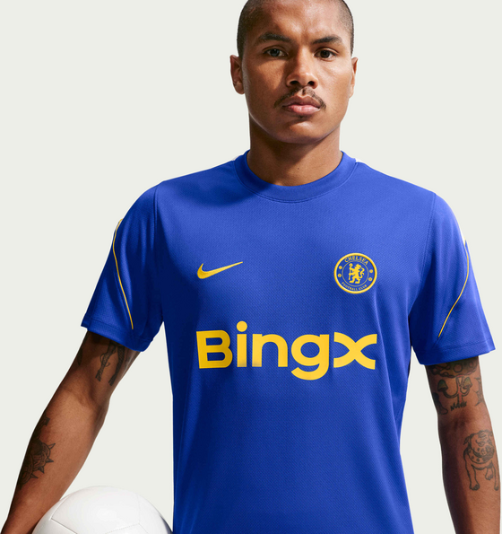 NIKE Men's Football Dri-fit Short-sleeve Top Chelsea F.c. Strike på