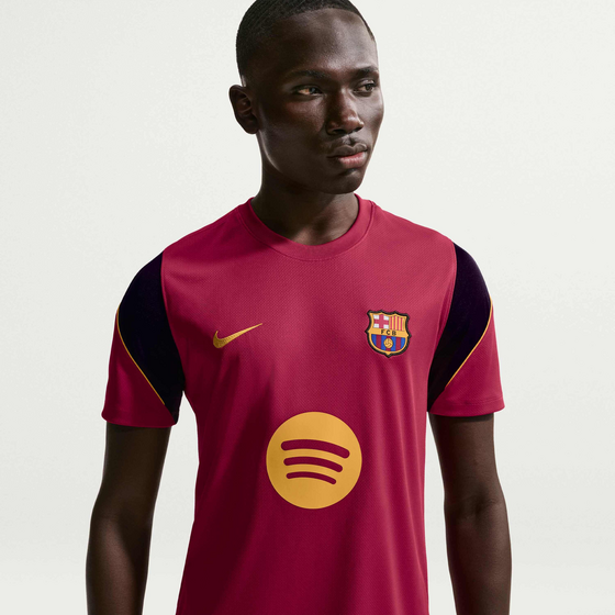 NIKE Men's Football Dri-fit Short-sleeve Top F.c. Barcelona Strike på