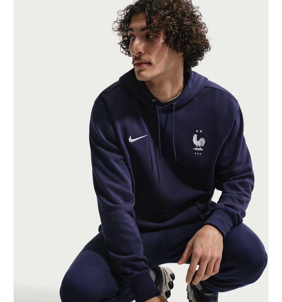 NIKE Men's Football French Terry Pullover Hoodie Fff Club på