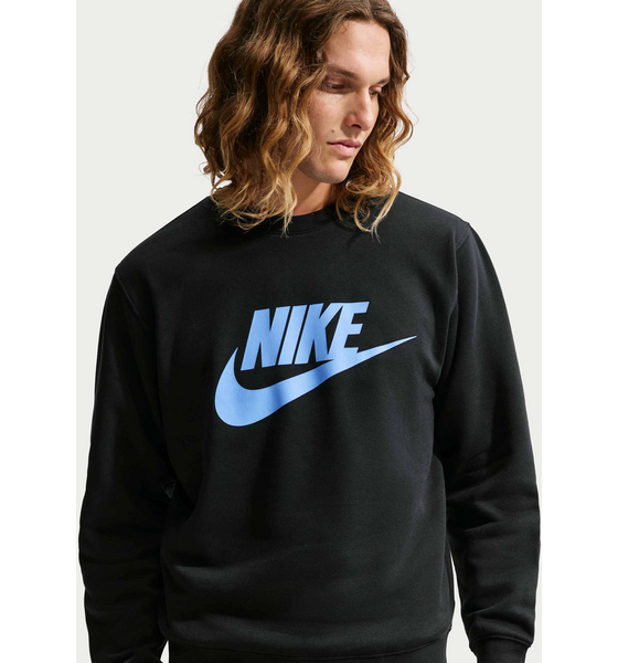 NIKE Men's Graphic Fleece Crew-neck Sweatshirt Sportswear Club på