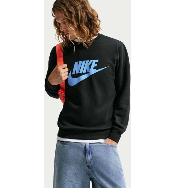 NIKE Men's Graphic Fleece Crew-neck Sweatshirt Sportswear Club på