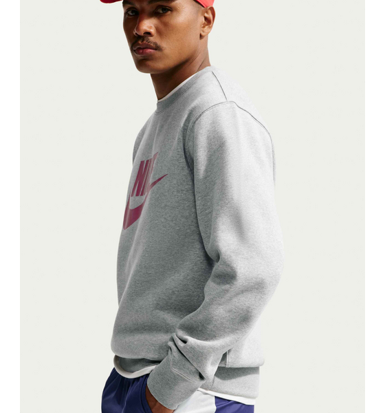 NIKE Men's Graphic Fleece Crew-neck Sweatshirt Sportswear Club på