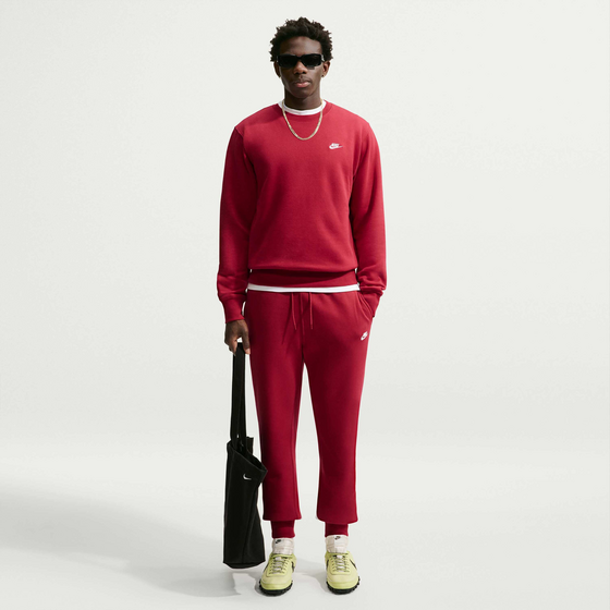 NIKE Men's Graphic Fleece Crew-neck Sweatshirt Sportswear Club på