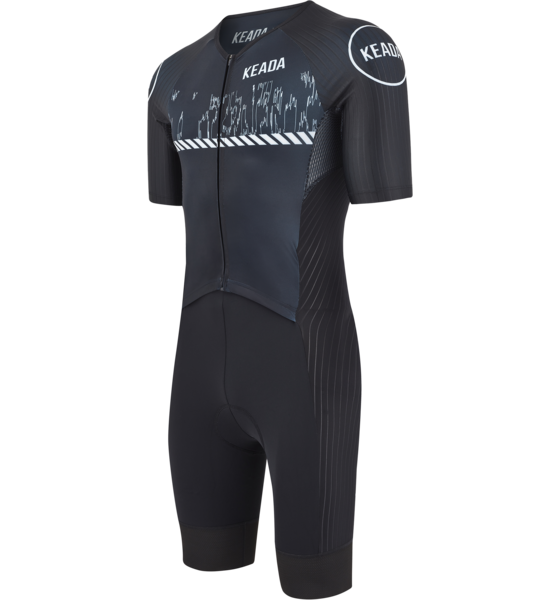 KEADA SPORTS Mens Sleeved Trisuit - Signal Two på