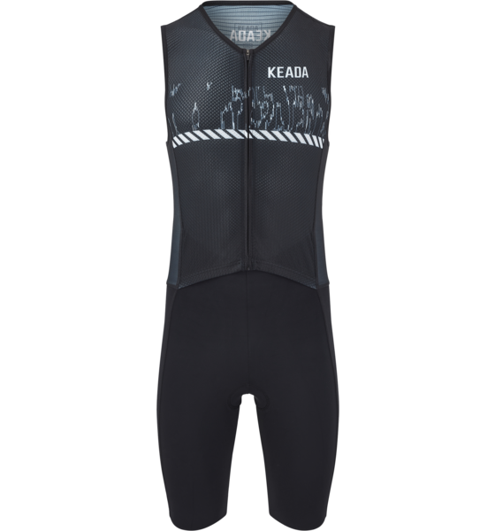 KEADA SPORTS Mens Sleeveless Trisuit - Signal One på