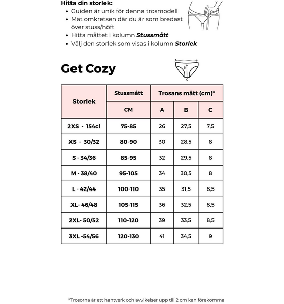 COMFYDENCE Menstrosa Superabsorption - Get Cozy - J på