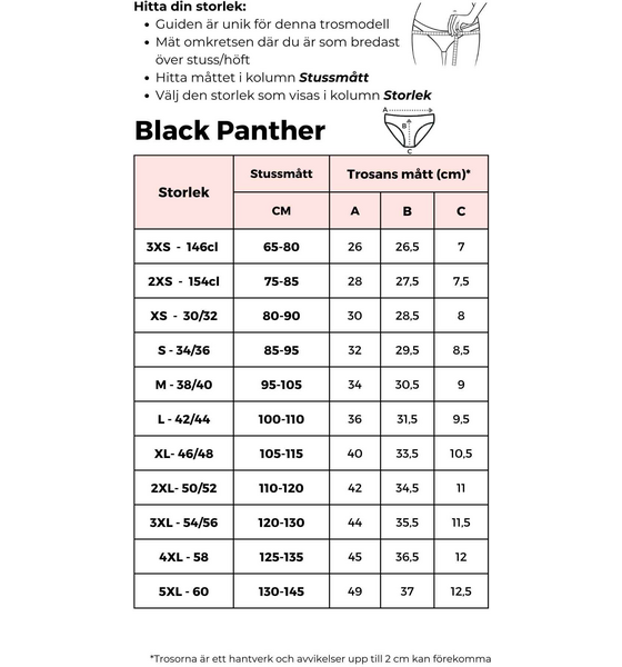 COMFYDENCE Menstrosa Ultra Absorption - Black Panther - J på