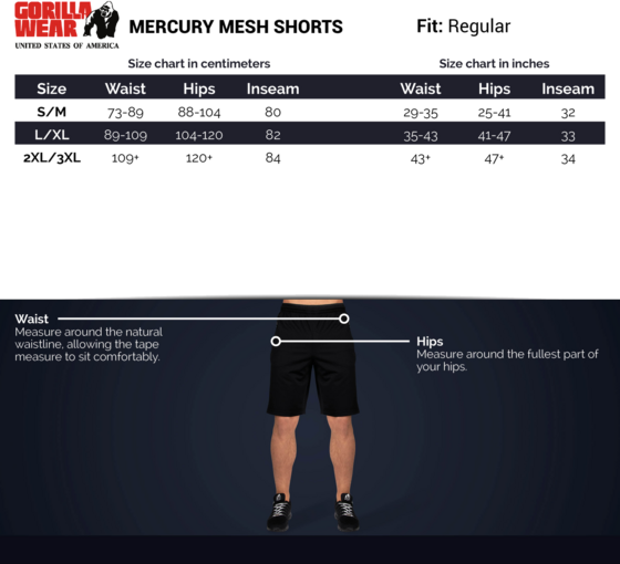 GORILLA WEAR Mercury Mesh Shorts på