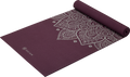 GAIAM Midnight Plum Sundial Flower Yoga Mat 5mm på