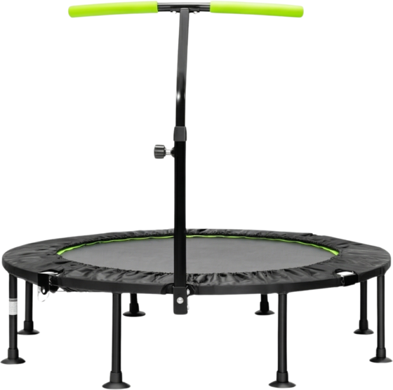 NORTHIX Mini Trampoline With Adjustable Handle, Foldable, 110cm på