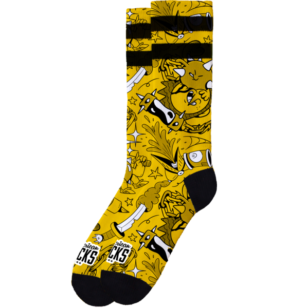 AMERICAN SOCKS Misfire - Mid High på