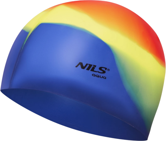 NORTHIX Multicolor Silicone Swimming Cap – Adult Size på