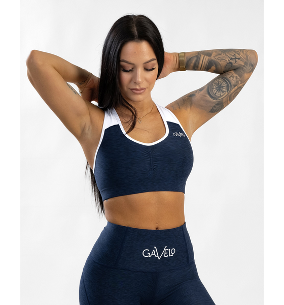 GAVELO Navy Swirl Sport-bh på