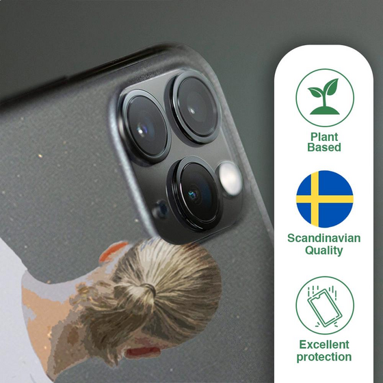 PHONECASES3D Norges Fotballforbund Official Compostable Phone Case Design Haaland 129 på