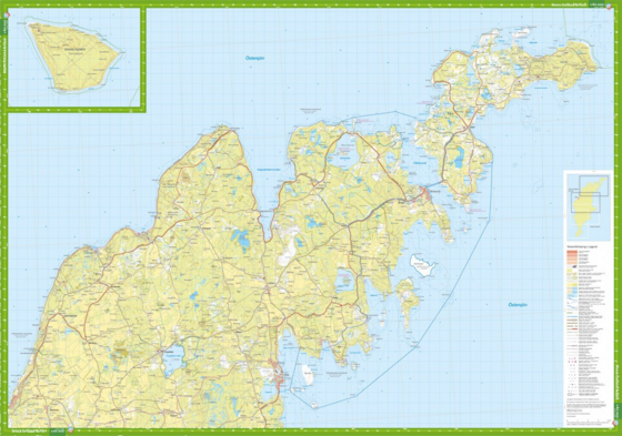 CALAZO Norra Gotland 1:60 000 på