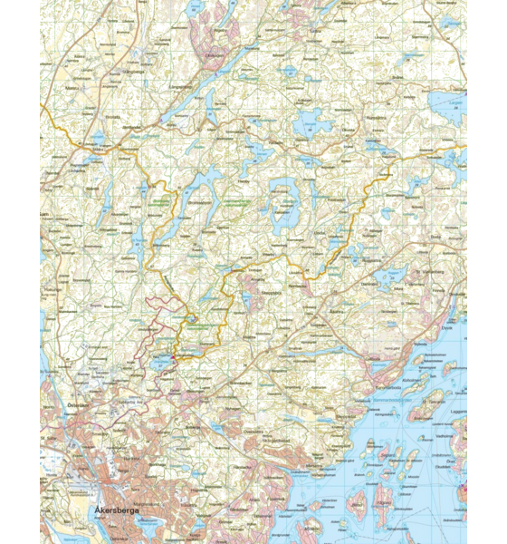 CALAZO Norra Stockholm 1:50.000 på