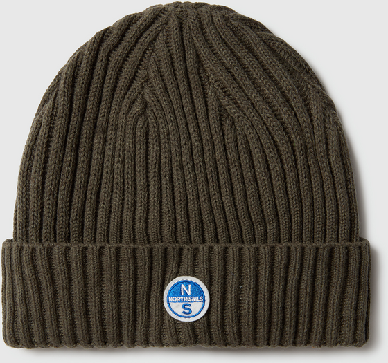 NORTH SAILS North Sails Beanie Wide-rib Knit With Logo Patch på