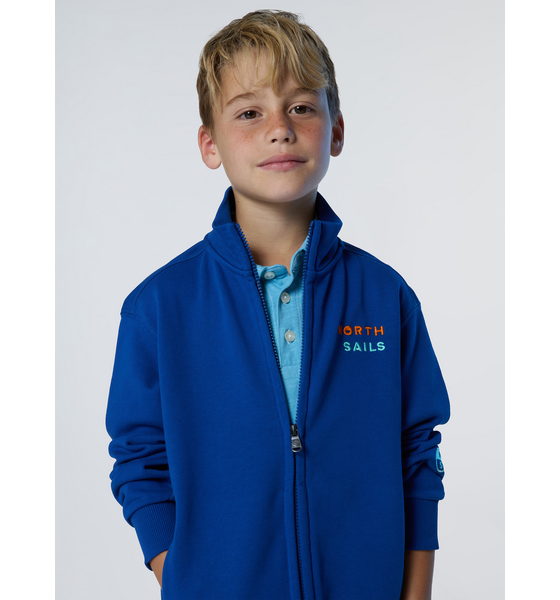 NORTH SAILS North Sails Full-zip Sweatshirt With Embroidery på