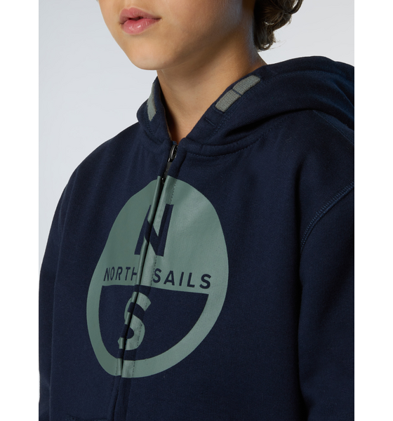 NORTH SAILS North Sails Hoodie Full-zip With Maxi Logo på