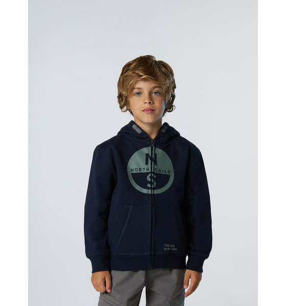 NORTH SAILS North Sails Hoodie Full-zip With Maxi Logo på