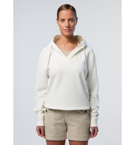 NORTH SAILS North Sails Hoodie V-neck With North Sails Print på