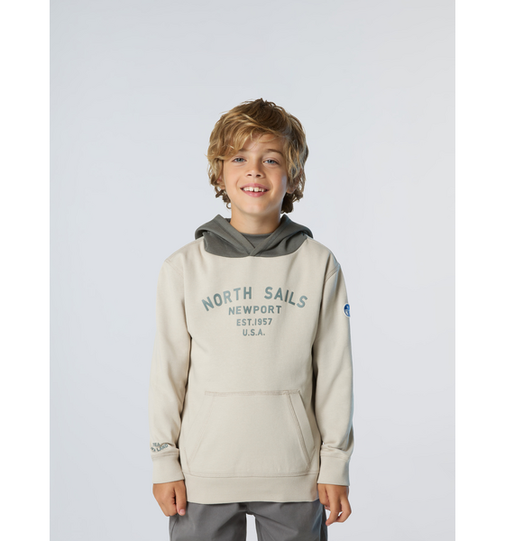 NORTH SAILS North Sails Hoodie With Newport Print på