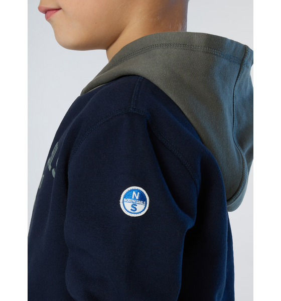 NORTH SAILS North Sails Hoodie With Newport Print på