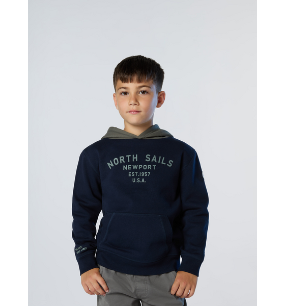 NORTH SAILS North Sails Hoodie With Newport Print på
